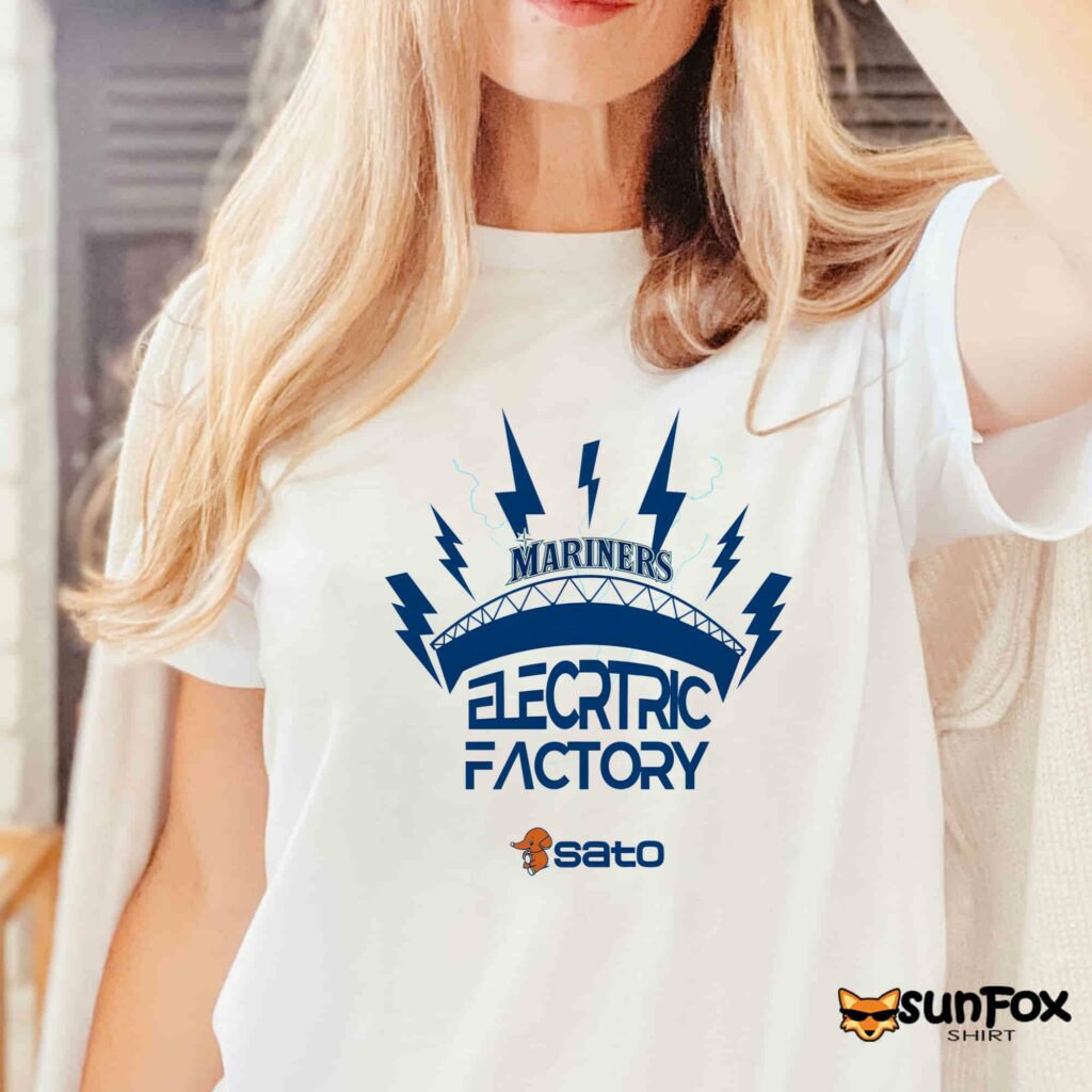 Mariners Electric Factory shirt Women T Shirt white t shirt
