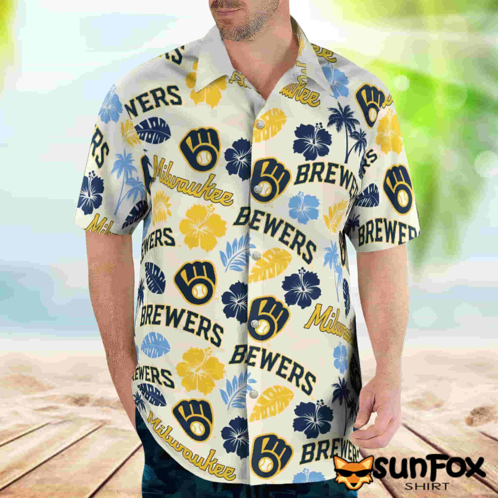 Milwaukee Brewers Giveaway 2023 Hawaiian shirt Sunfoxshirt