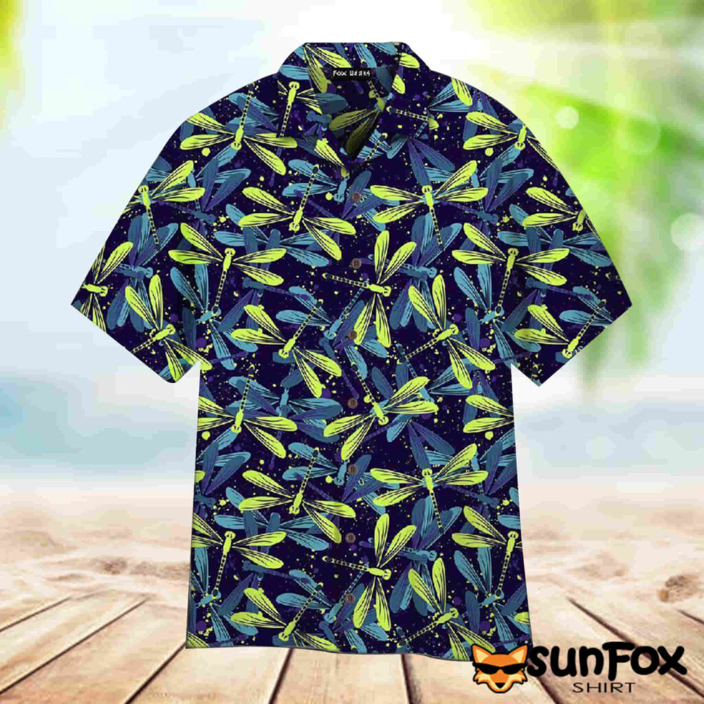 Sunfoxshirt Amazing Dragonfly Love Summer Vibes Hawaiian Shirt