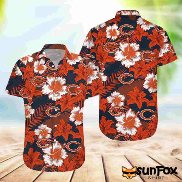 Chicago Bears Summer Flower Hawaiian Shirt