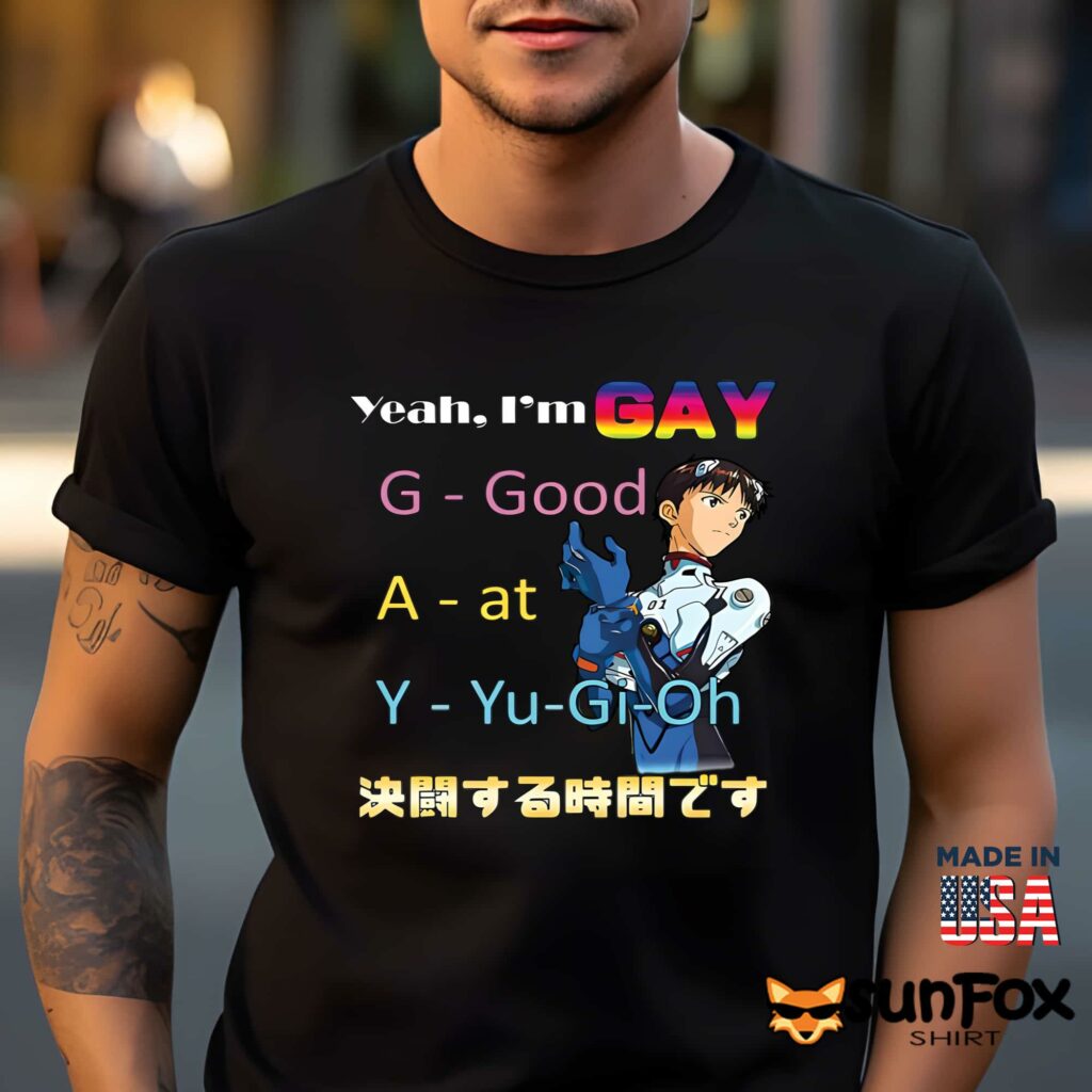 Yeah Im Gay Good At Yu Gi Oh Undertaker Yugioh Shirt Men t shirt men black t shirt