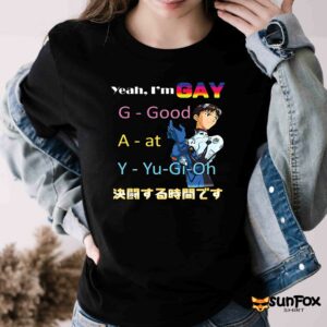 Yeah Im Gay Good At Yu Gi Oh Undertaker Yugioh Shirt Women T Shirt black t shirt