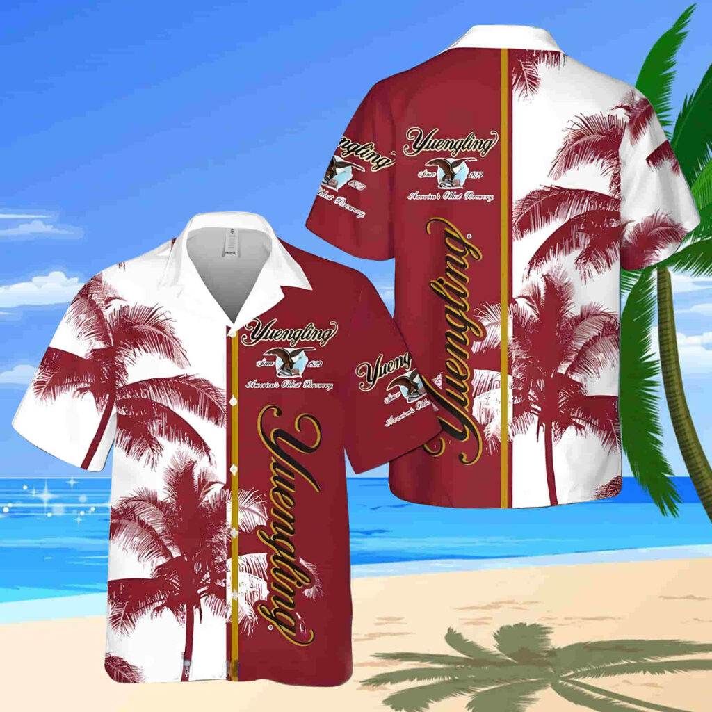 Yuengling Palm Hawaiian Shirt