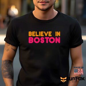 Believe in Boston shirt Men t shirt men black t shirt