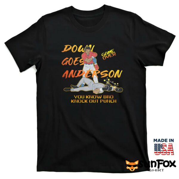 José Ramírez Down Goes Anderson T-Shirt