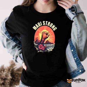 Maui Strong Vintage Shirt Women T Shirt black t shirt
