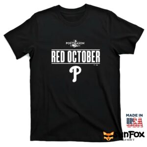Red Phillies Red October Shirt T shirt black t shirt