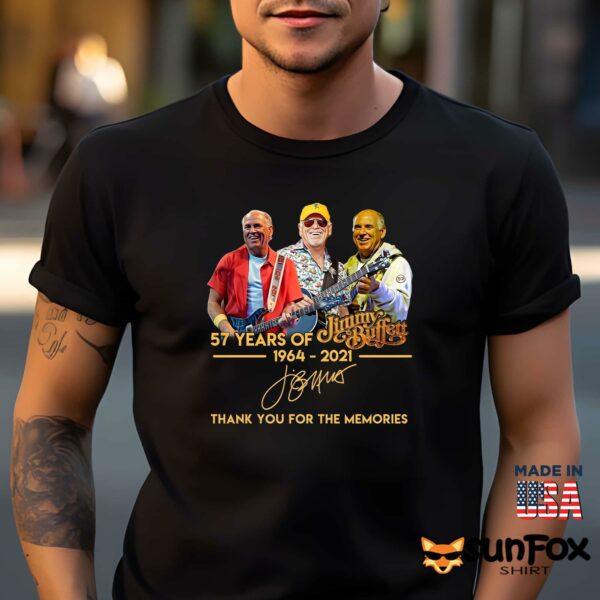 57 Years Of Jimmy Buffett Thank You For The Memories Shirt