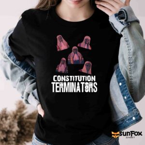 Constitution Terminators Abuja Division Shirt Women T Shirt black t shirt