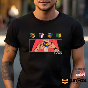 Harry Rubiks Cube Shirt Men t shirt men black t shirt