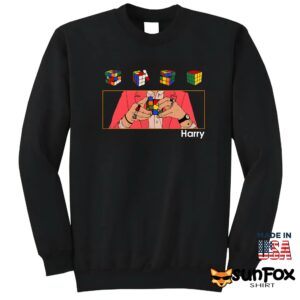 Harry Rubiks Cube Shirt Sweatshirt Z65 black sweatshirt