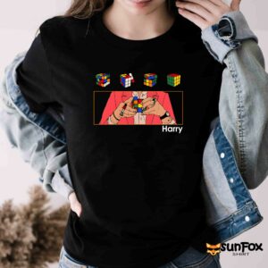 Harry Rubiks Cube Shirt Women T Shirt black t shirt