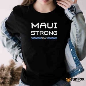 Maui Strong UCLA Shirt Women T Shirt black t shirt
