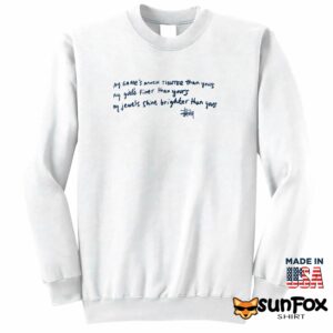 My Games Mvch Tighter Than Yours My Girls Finer Than Yours Shirt Sweatshirt Z65 white sweatshirt