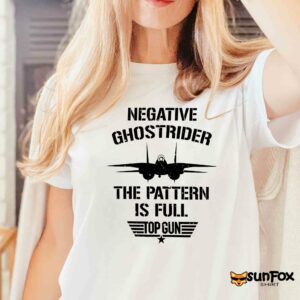 Negative ghost rider the pattern is full shirt Women T Shirt white t shirt