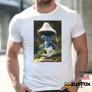 Smurf Cat Realistic Cat Mushroom Shirt Men t shirt men white t shirt 1