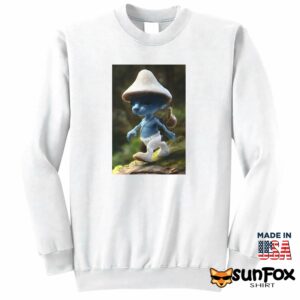 Smurf Cat Realistic Cat Mushroom Shirt Sweatshirt Z65 white sweatshirt