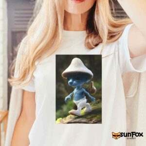 Smurf Cat Realistic Cat Mushroom Shirt