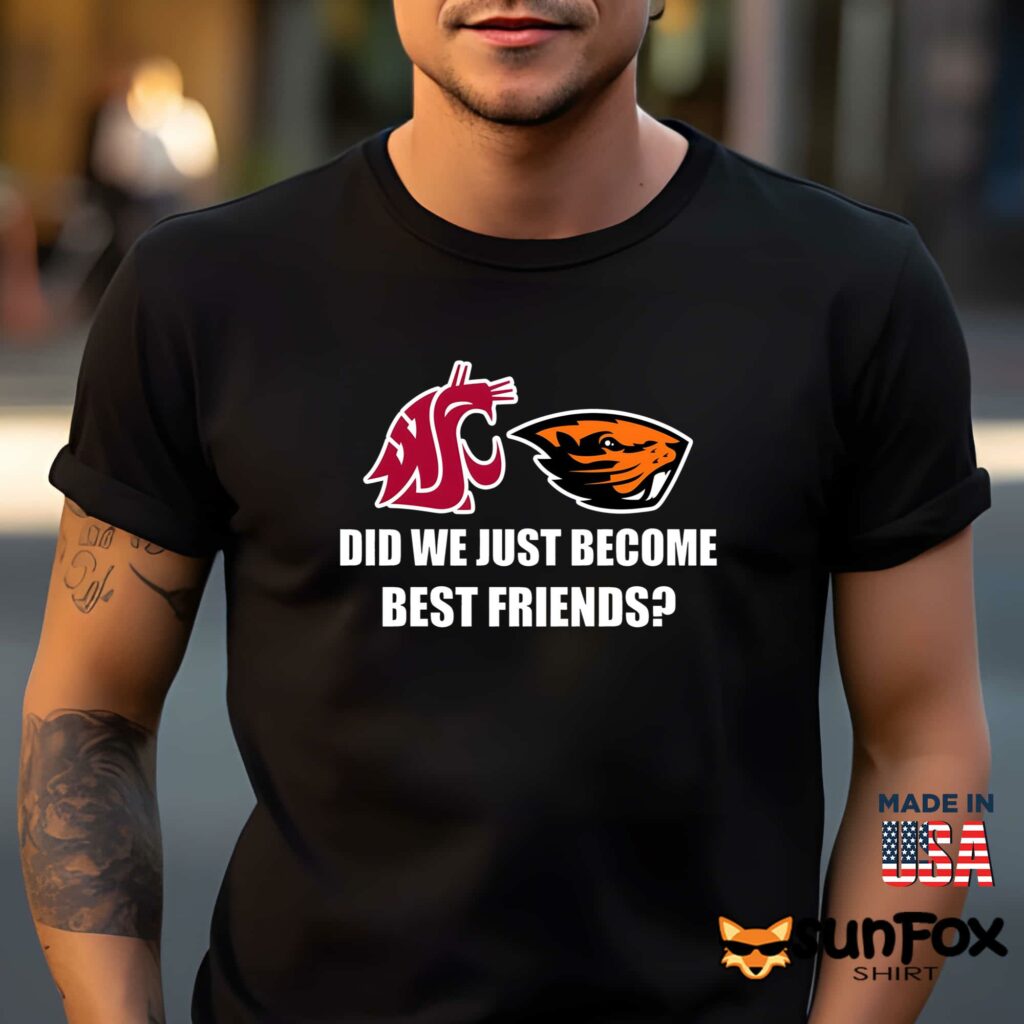 WSU OSU Did We Just Become Best Friend Shirt Men t shirt men black t shirt
