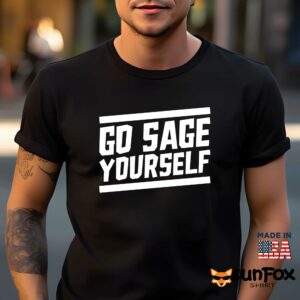 Yogi Bryan Go Sage Yourself Shirt Men t shirt men black t shirt