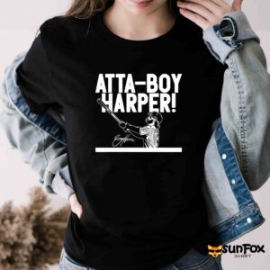 Atta Boy Bryce Harper Shirt Women T Shirt black t shirt