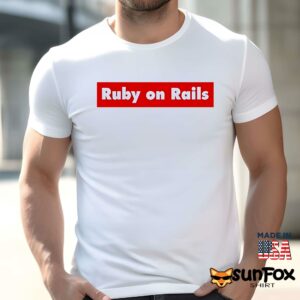 Chris Oliver Ruby On Rails Shirt Men t shirt men white t shirt