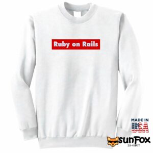 Chris Oliver Ruby On Rails Shirt Sweatshirt Z65 white sweatshirt