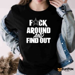 Cowboys Fuck Around And Find Out Shirt Women T Shirt black t shirt