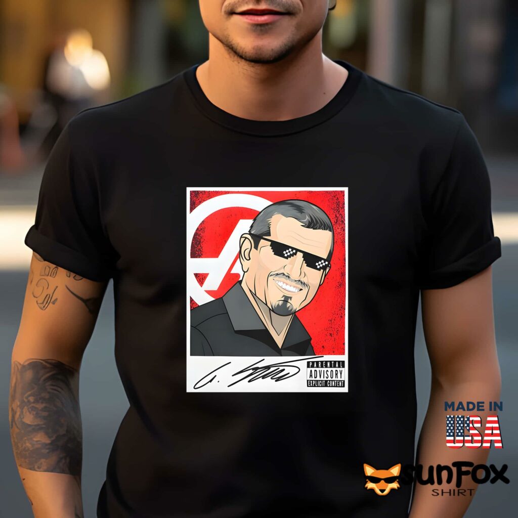 Moneygram Haas F1 Team Guenther Steiner Shirt Men t shirt men black t shirt